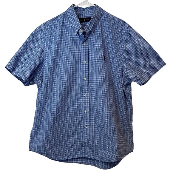 Ralph Lauren Other - Ralph Lauren Men’s Plaid Button Down Short Sleeve Shirt
Size XL Pony Logo Office